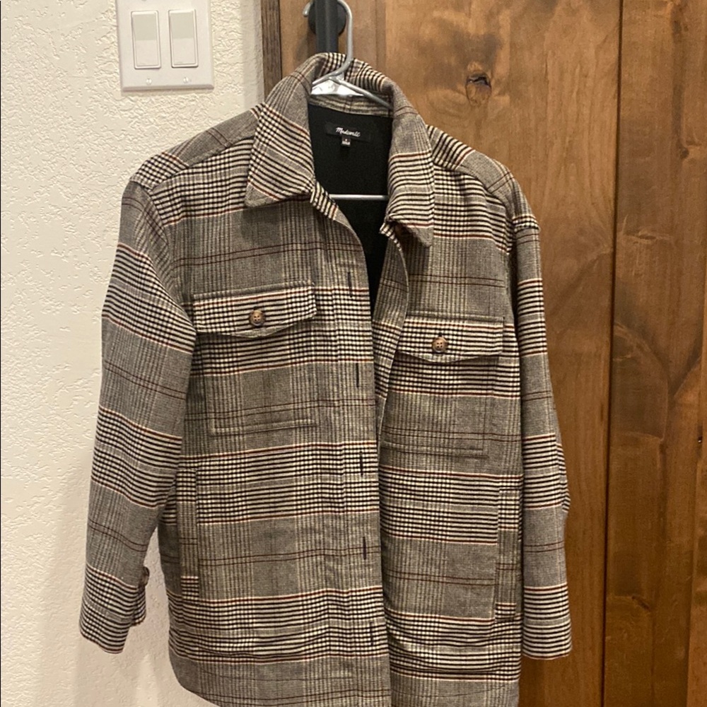 Madewell Plaid Flannel Jacket